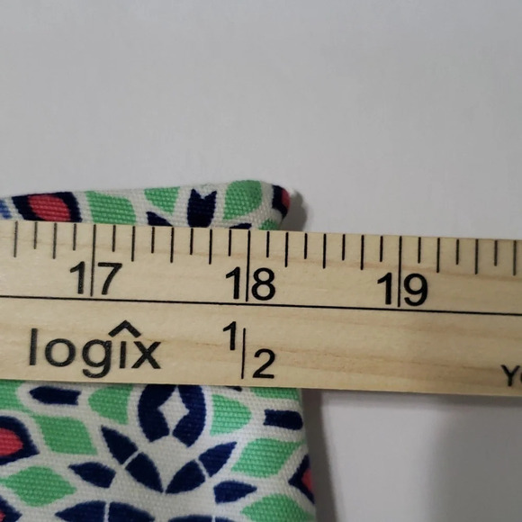 Talbots Pencil Skirt 14 Medallion Artsy Festival Boho Abstract Office Casual - Picture 5 of 9